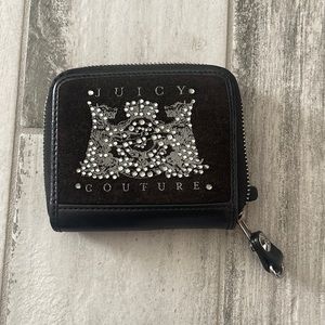 Black, Vintage, Juicy, Couture, Wallet, 308